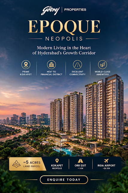 Godrej Epoque location map - Neopolis, Kokapet, near Financial District, Hyderabad